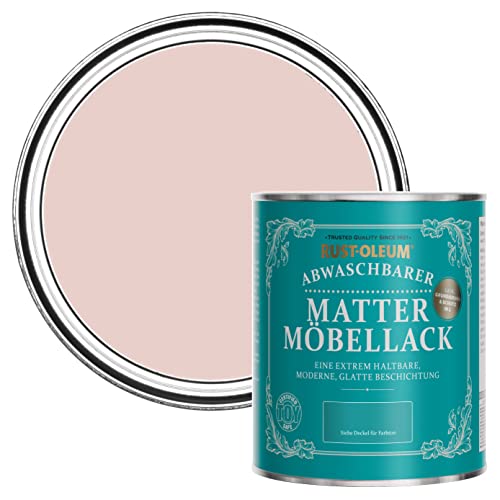 Rust-Oleum Möbel- und Sockelleistenfarbe in mattem Finish -Rosa Sekt 750ml von Rust-Oleum