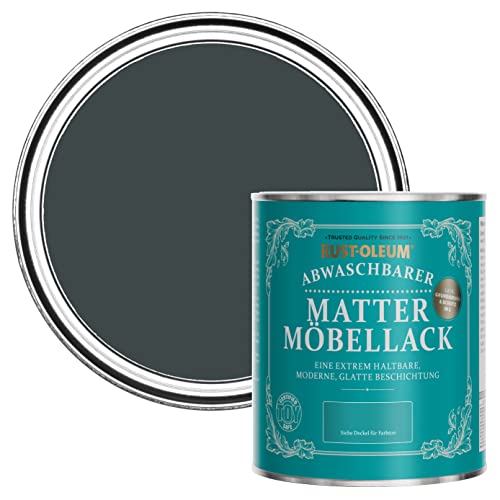Rust-Oleum Möbel- und Sockelleistenfarbe in mattem Finish -Schwarzer Sand 750ml von Rust-Oleum