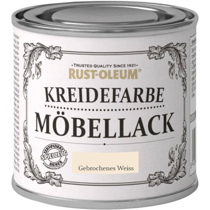 Rust-Oleum Kreidefarbe Möbellack Gebrochenes Weiß Matt 125 ml von Rust-Oleum