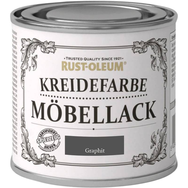 Rust-Oleum Kreidefarbe Möbellack Graphit Matt 125 ml von Rust-Oleum