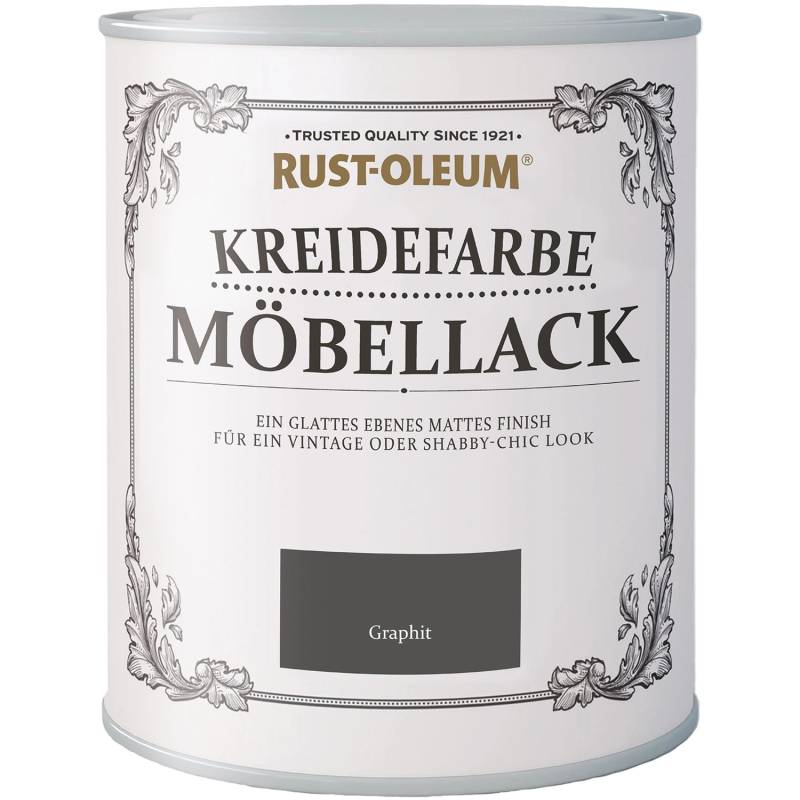 Rust-Oleum Kreidefarbe Möbellack Graphit Matt 750 ml von Rust-Oleum