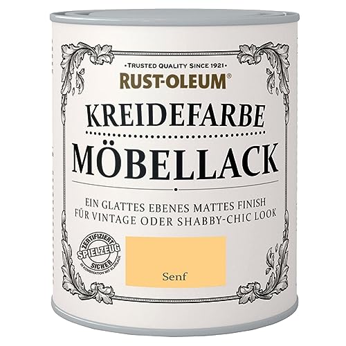 Rust Oleum Möbellack Kreidefarbe Senf Matt 750 ml von Rust-Oleum