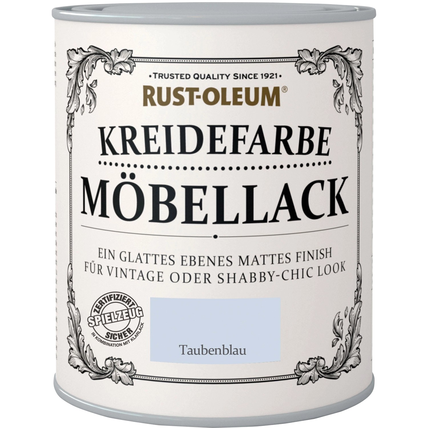 Rust-Oleum Kreidefarbe Möbellack Taubenblau Matt 750 ml Rust-Oleum Kreidefarbe Möbellack Taubenblau Matt 750 ml von Rust-Oleum