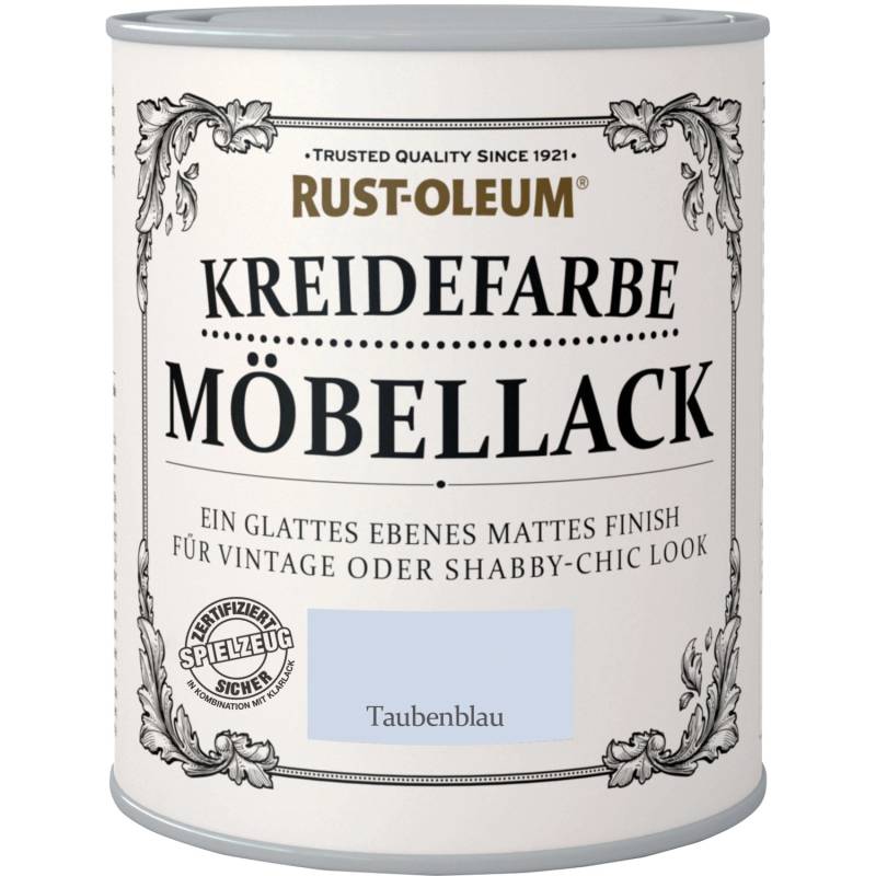 Rust-Oleum Kreidefarbe Möbellack Taubenblau Matt 750 ml von Rust-Oleum