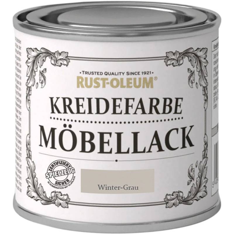 Rust-Oleum Kreidefarbe Möbellack Wintergrau Matt 125 ml von Rust-Oleum