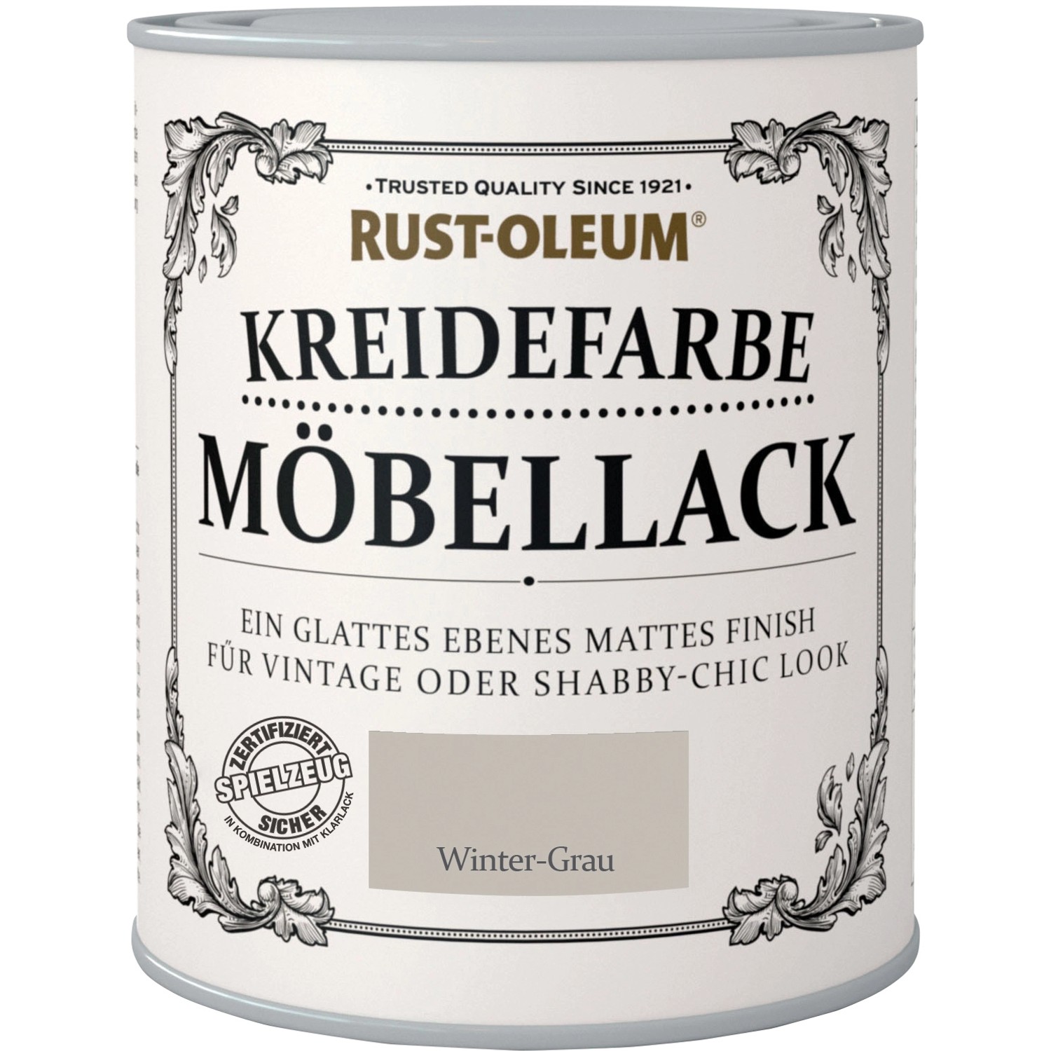 Rust-Oleum Kreidefarbe Möbellack Wintergrau Matt 750 ml Rust-Oleum Kreidefarbe Möbellack Wintergrau Matt 750 ml von Rust-Oleum
