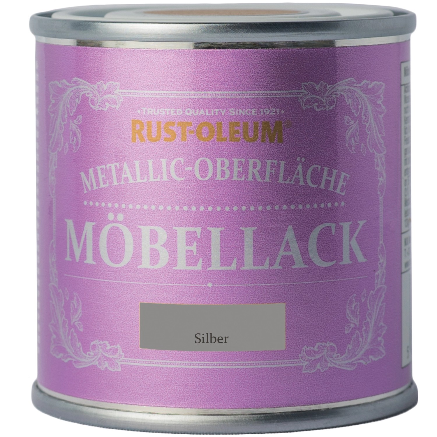 Rust-Oleum Möbellack Metallisch Silber Matt 125 ml von Rust-Oleum