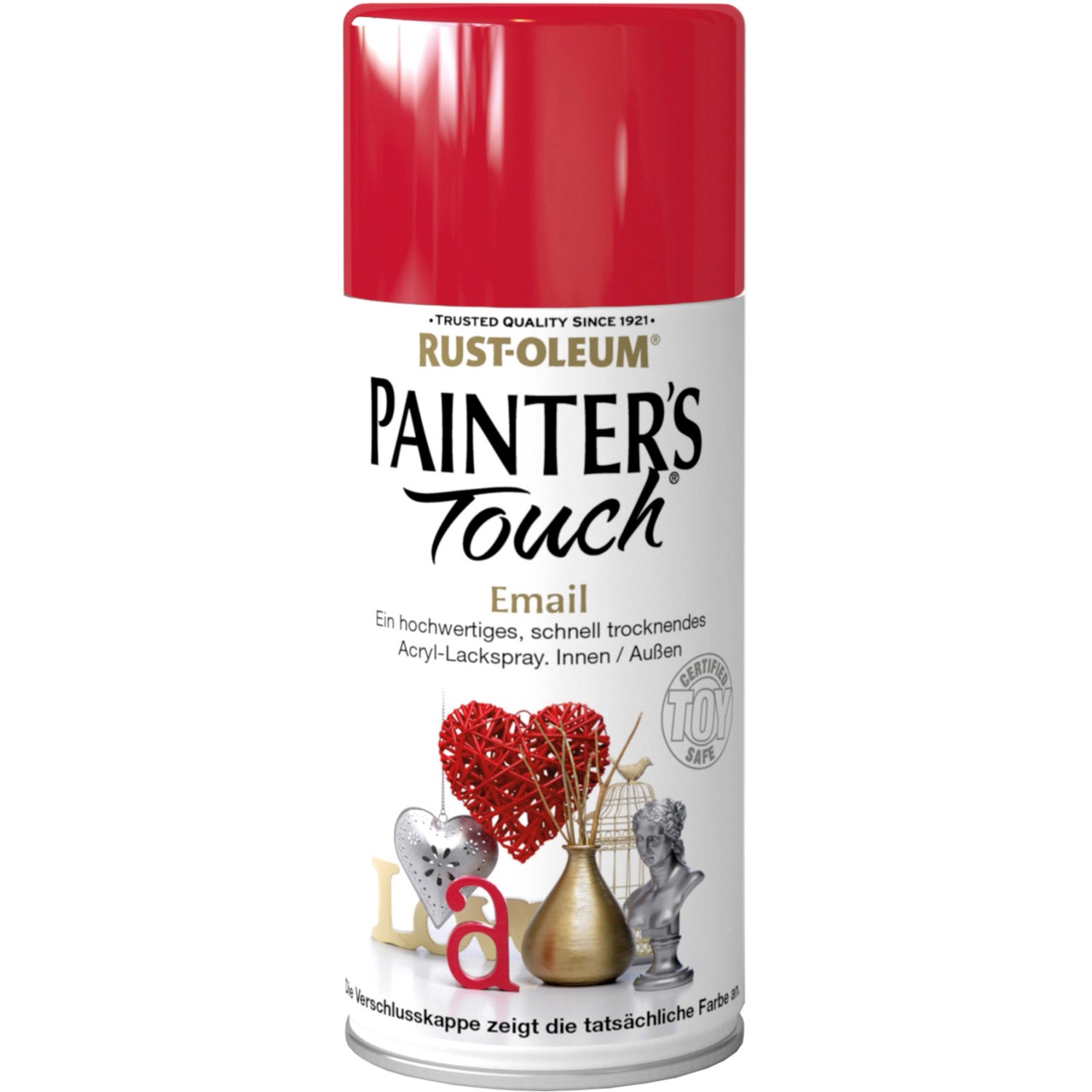 Rust-Oleum Painters Touch Sprühfarbe Kirschrot 150 ml von Rust-Oleum