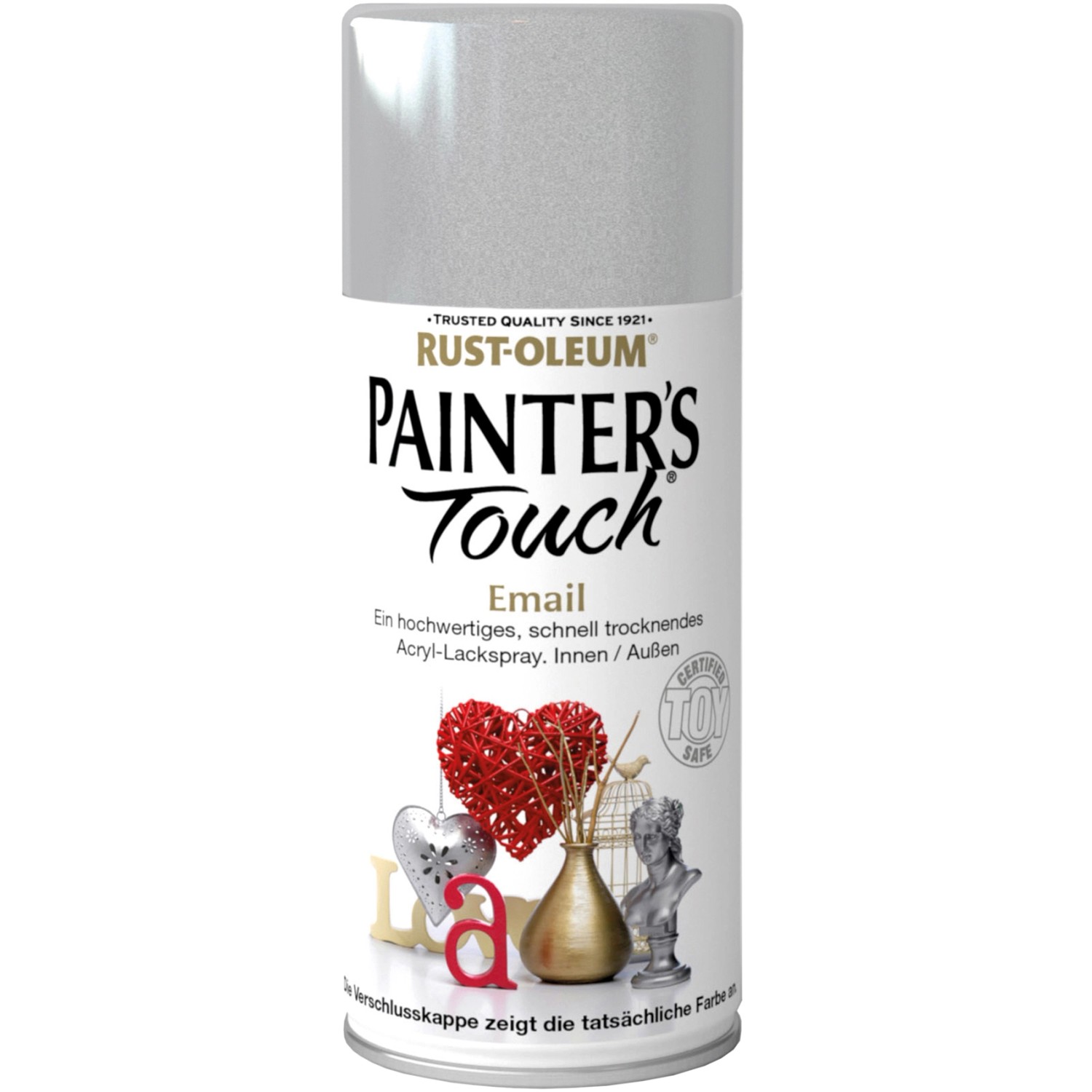 Rust-Oleum Painters Touch Sprühfarbe Metallic-Silber 150 ml von Rust-Oleum