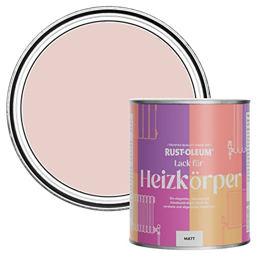 Rust-Oleum Rosa Hitzebeständiger Heizkörperlack in mattem Finish - Rosa Sekt 750ml von Rust-Oleum