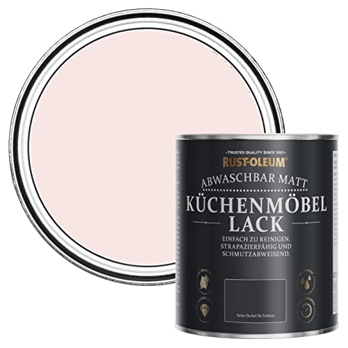 Rust-Oleum Rosa Küchenmöbellack in mattem Finish - Erdbeer-Vanille 750ml von Rust-Oleum