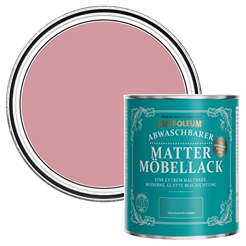 Rust-Oleum Rosa Möbel- und Sockelleistenfarbe in mattem Finish - Altrosa 750ml von Rust-Oleum