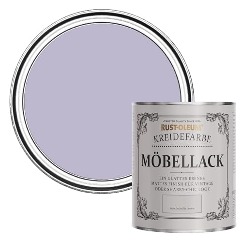 Rust-Oleum Shabby Chic weiß Vintage Kreidefarbe für Möbel, wasserbasiert, geruchsarm - Blauregen 750ML Rust-Oleum Shabby Chic weiß Vintage Kreidefarbe für Möbel, wasserbasiert, geruchsarm - Blauregen 750ML von Rust-Oleum