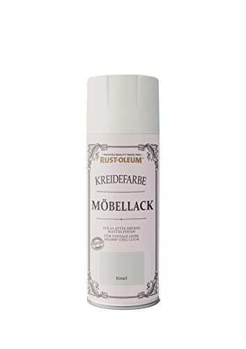 Rust-Oleum Sprühlack Kreidefarbe 400 ml Kiesel - Premium Möbellack - ideal für Möbel und Holz - Sprühdose - Holzlack - Spraydose - Lackspray Rust-Oleum Sprühlack Kreidefarbe 400 ml Kiesel - Premium Möbellack - ideal für Möbel und Holz - Sprühdose - Holzlack - Spraydose - Lackspray von Rust-Oleum