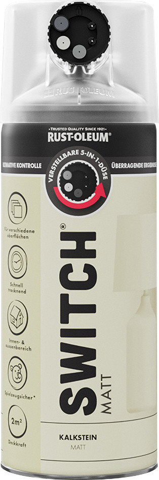 Rust-Oleum Sprühlack Switch 400 ml kalkstein matt von Rust-Oleum