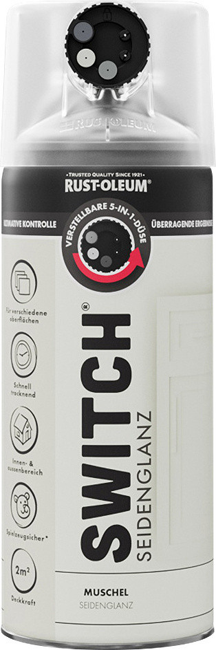 Rust-Oleum Sprühlack Switch 400 ml muschel seidenglanz Rust-Oleum Sprühlack Switch 400 ml muschel seidenglanz von Rust-Oleum