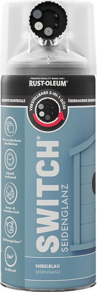 Rust-Oleum Sprühlack Switch 400 ml nebelblau seidenglanz von Rust-Oleum