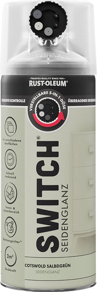 Rust-Oleum Sprühlack Switch 400 ml salbeigrün seidenglanz von Rust-Oleum