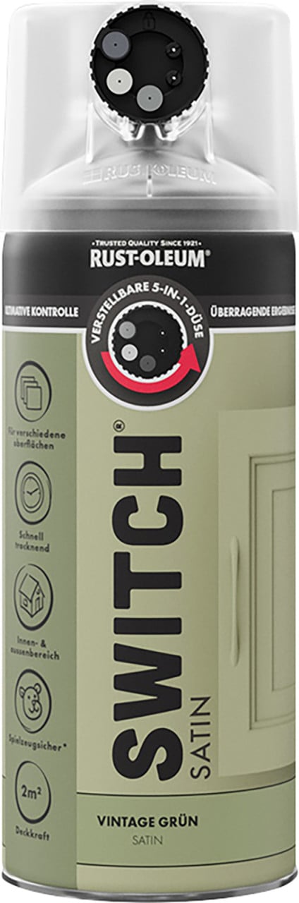 Rust-Oleum Sprühlack Switch 400 ml vintage grün matt von Rust-Oleum