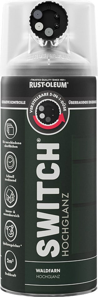 Rust-Oleum Sprühlack Switch 400 ml waldfarn hochglanz von Rust-Oleum