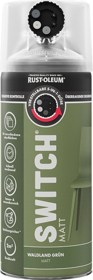 Rust-Oleum Sprühlack Switch 400 ml waldland grün matt von Rust-Oleum