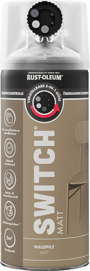 Rust-Oleum Sprühlack Switch 400 ml waldpilz matt Rust-Oleum Sprühlack Switch 400 ml waldpilz matt von Rust-Oleum