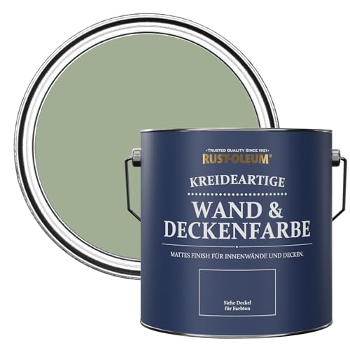 Rust-Oleum Wand- und Deckenfarbe in Kreide Finish -Khaki Grün 2.5L von Rust-Oleum
