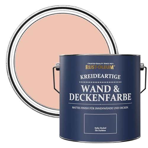 Rust-Oleum Wand- und Deckenfarbe in Kreide Finish -Koralle 2.5L von Rust-Oleum