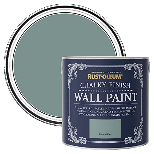 Rust-Oleum Wand- und Deckenfarbe in Kreide Finish -Marineblau 2.5L von Rust-Oleum