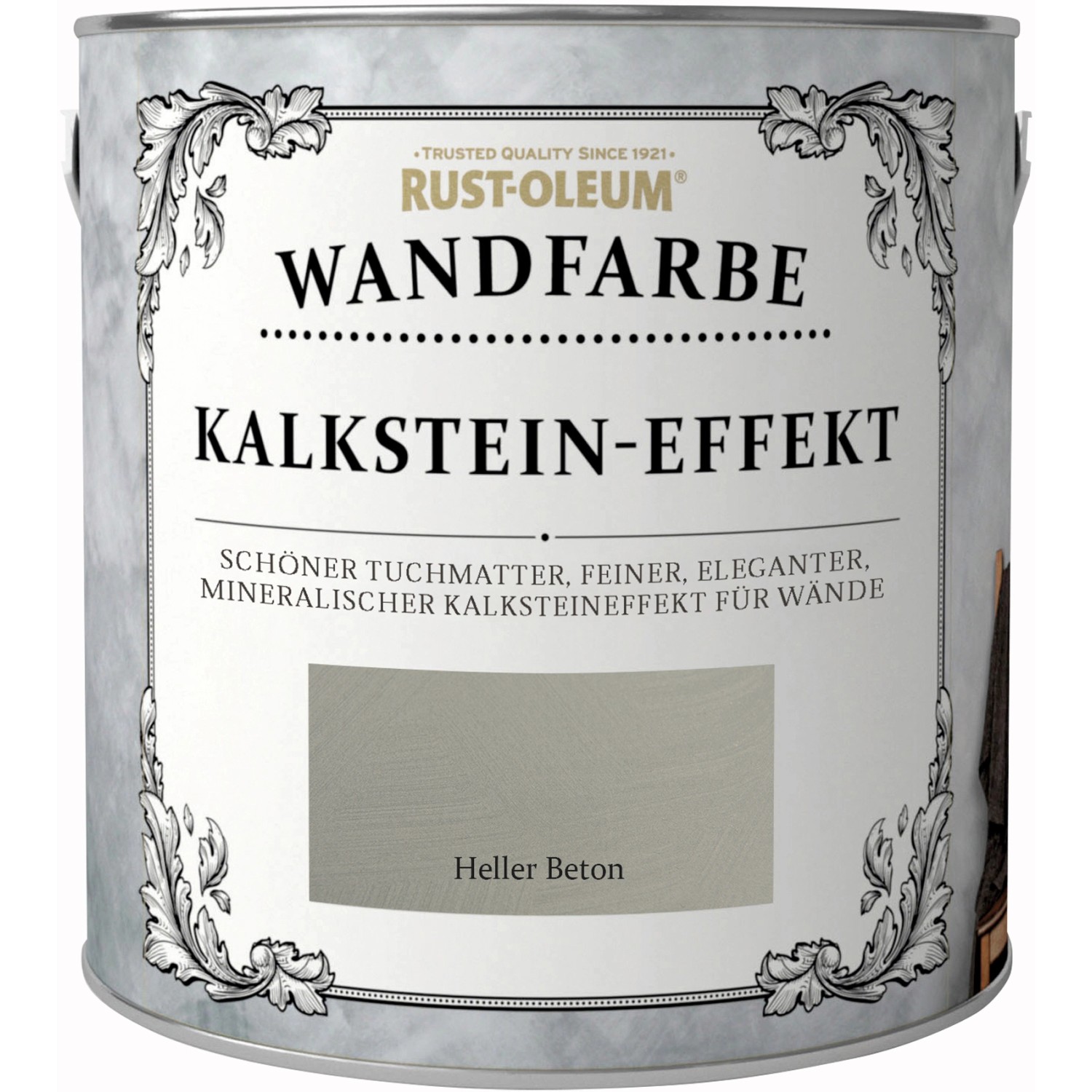 Rust-Oleum Wandfarbe Kalkstein-Effekt Heller Beton 2,5 l von Rust-Oleum