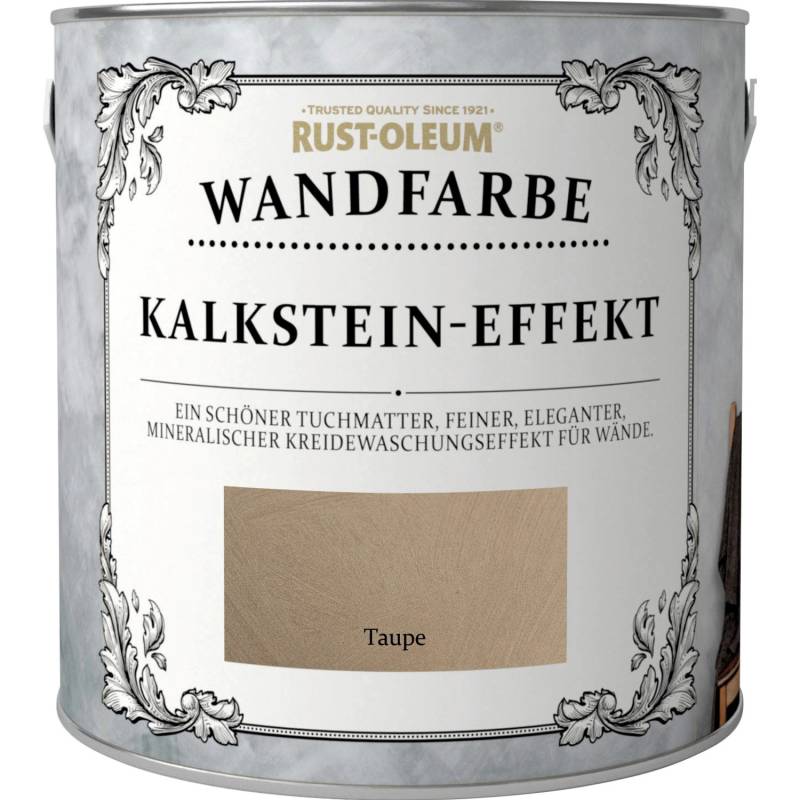 Rust-Oleum Wandfarbe Kalkstein-Effekt Taupe matt 2,5 l von Rust-Oleum