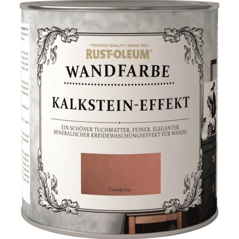 Rust-Oleum Wandfarbe Kalkstein-Effekt Terrakotta 1 l von Rust-Oleum