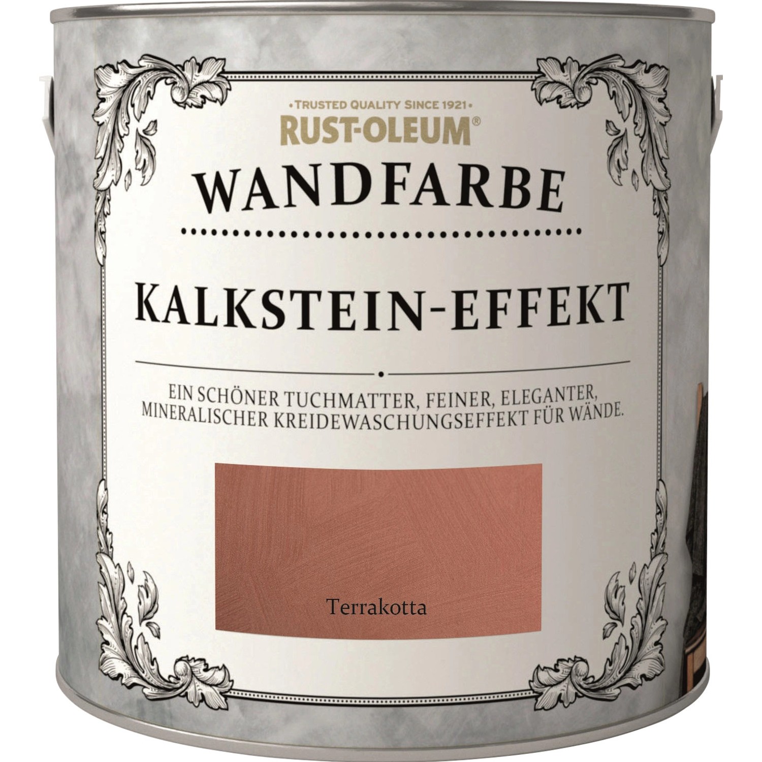 Rust-Oleum Wandfarbe Kalkstein-Effekt Terrakotta 2,5 l von Rust-Oleum