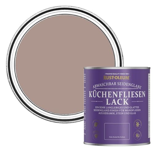 Rust-Oleum Wasserabweisender Küchenfliesenlack in Seidenglanz Finish - Zierkirsche 750ml von Rust-Oleum