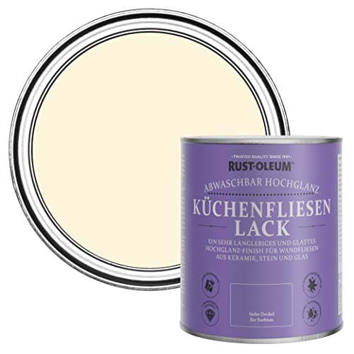 Rust-Oleum Wasserabweisender Küchenfliesenlack in hochglänzendem Finish - Gebrochenes Weiß 750ml Rust-Oleum Wasserabweisender Küchenfliesenlack in hochglänzendem Finish - Gebrochenes Weiß 750ml von Rust-Oleum