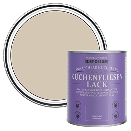 Rust-Oleum Wasserabweisender Küchenfliesenlack in hochglänzendem Finish - Karamell 750ml Rust-Oleum Wasserabweisender Küchenfliesenlack in hochglänzendem Finish - Karamell 750ml von Rust-Oleum