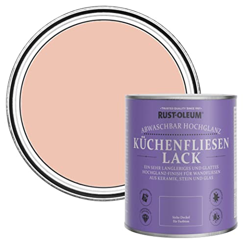 Rust-Oleum Wasserabweisender Küchenfliesenlack in hochglänzendem Finish - Koralle 750ml Rust-Oleum Wasserabweisender Küchenfliesenlack in hochglänzendem Finish - Koralle 750ml von Rust-Oleum