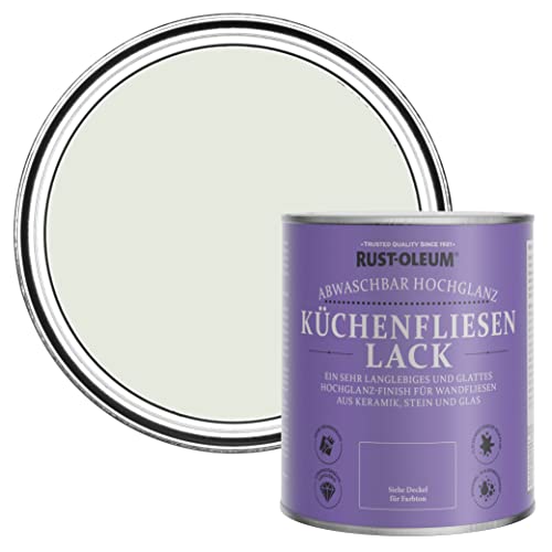 Rust-Oleum Wasserabweisender Küchenfliesenlack in hochglänzendem Finish - Salbei-Nebel 750ml von Rust-Oleum