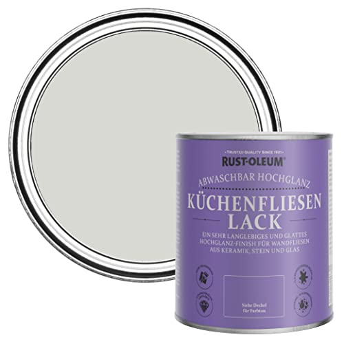 Rust-Oleum Wasserabweisender Küchenfliesenlack in hochglänzendem Finish - Wintergrau 750ml Rust-Oleum Wasserabweisender Küchenfliesenlack in hochglänzendem Finish - Wintergrau 750ml von Rust-Oleum