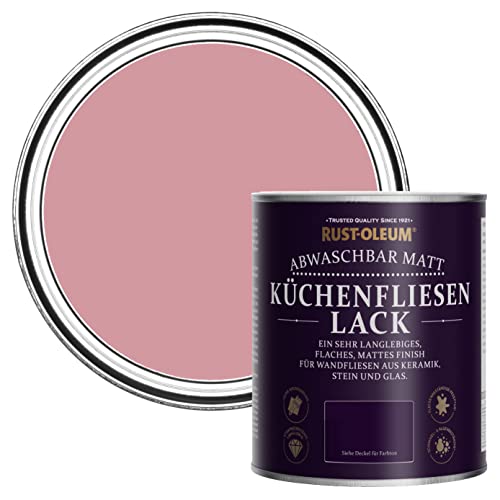 Rust-Oleum Wasserabweisender Küchenfliesenlack in mattem Finish -Altrosa 750ml von Rust-Oleum