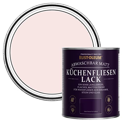 Rust-Oleum Wasserabweisender Küchenfliesenlack in mattem Finish -Erdbeer-Vanille 750ml von Rust-Oleum