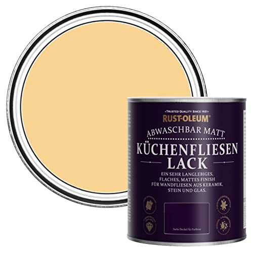 Rust-Oleum Wasserabweisender Küchenfliesenlack in mattem Finish -Senf 750ml Rust-Oleum Wasserabweisender Küchenfliesenlack in mattem Finish -Senf 750ml von Rust-Oleum