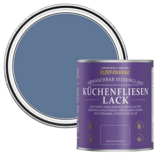 Rust-Oleum Wasserabweisender Küchenfliesenlack in seidenglänzendem Finish - Blauer Fluss 750ml Rust-Oleum Wasserabweisender Küchenfliesenlack in seidenglänzendem Finish - Blauer Fluss 750ml von Rust-Oleum