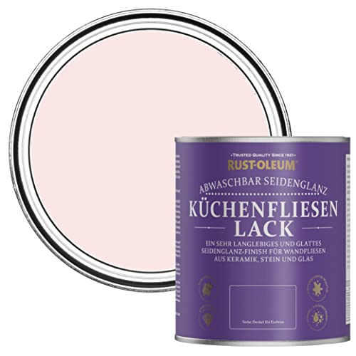 Rust-Oleum Wasserabweisender Küchenfliesenlack in seidenglänzendem Finish - Erdbeer-Vanille 750ml von Rust-Oleum