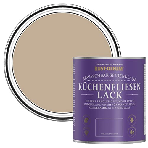 Rust-Oleum Wasserabweisender Küchenfliesenlack in seidenglänzendem Finish - Gesalzenes Karamell 750ml Rust-Oleum Wasserabweisender Küchenfliesenlack in seidenglänzendem Finish - Gesalzenes Karamell 750ml von Rust-Oleum