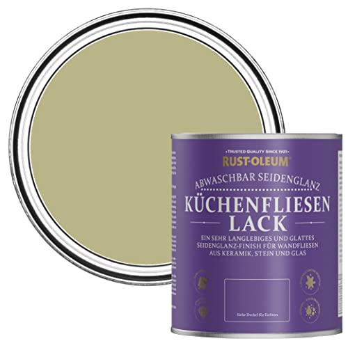 Rust-Oleum Wasserabweisender Küchenfliesenlack in seidenglänzendem Finish - Salbeigrün 750ml von Rust-Oleum