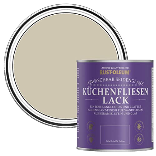 Rust-Oleum Wasserabweisender Küchenfliesenlack in seidenglänzendem Finish - Silberner Salbei 750ml von Rust-Oleum