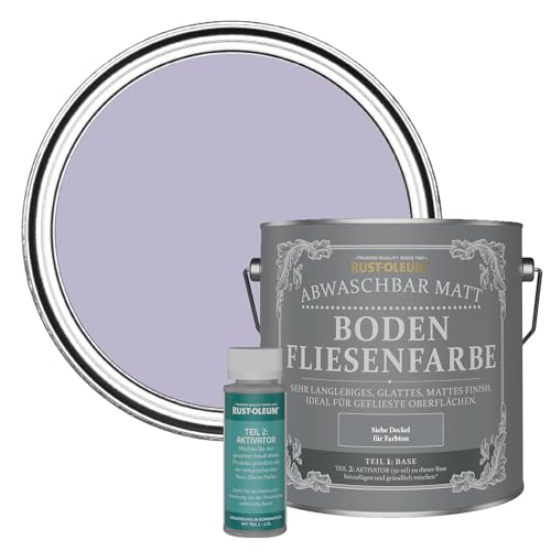 Rust-Oleum abwaschbare Bodenfliesenfarbe in mattem Finish - Blauregen 2.5 LITRE Rust-Oleum abwaschbare Bodenfliesenfarbe in mattem Finish - Blauregen 2.5 LITRE von Rust-Oleum