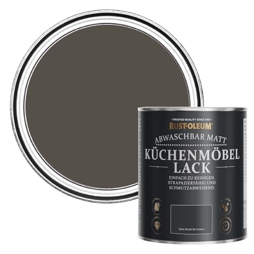 Rust-Oleum abwaschbare Küchenschrankfarbe mit Matt Finish - Erdbraun 750ml von Rust-Oleum
