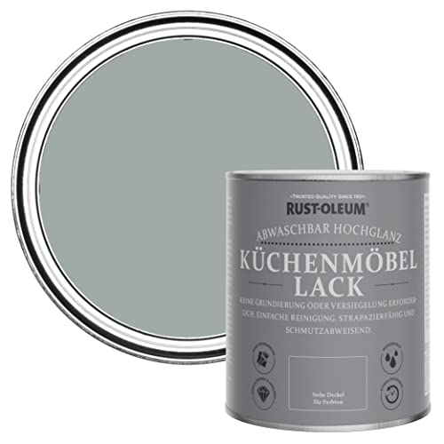 Rust-Oleum grau abwaschbarer Küchenmöbellack in hochglänzendem Finish - Urban Grau 750ml von Rust-Oleum